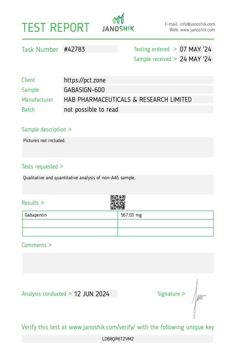 GABASIGN 600MG - Image 2